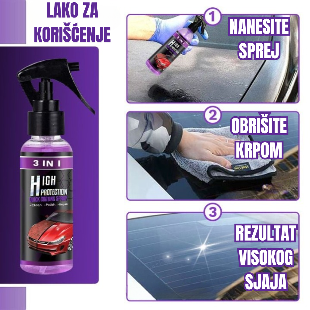 3 U 1 Sprej Za Održavanje Automobila