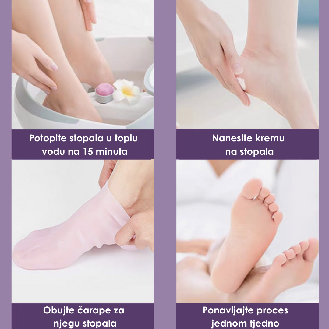 Silikonske Čarape Za Njegu Stopala