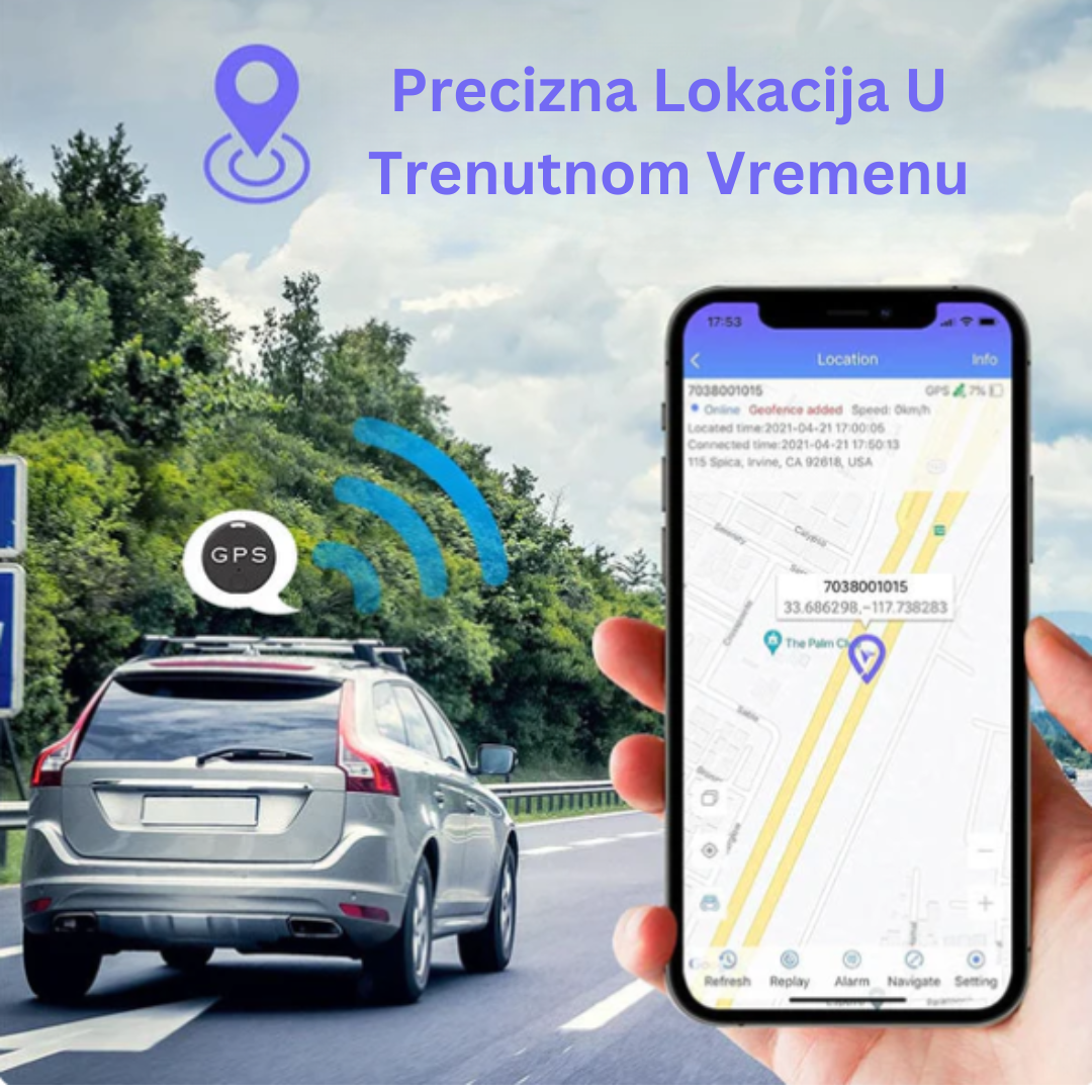 Mini Magnetni GPS Lokator
