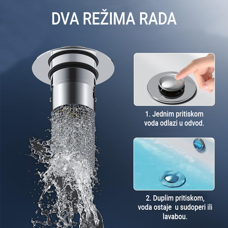 Čep Za Odvod Sa Filterom (1+1 GRATIS)