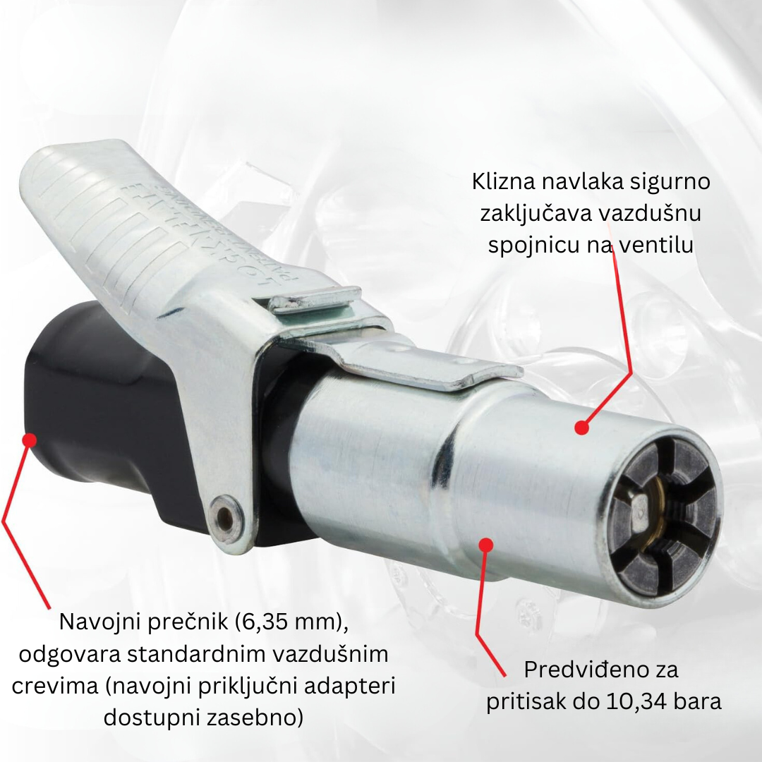 Zaključavajući Adapter za Punjenje Guma