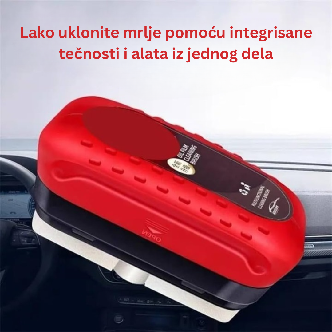 Četka + Sredstvo Za Čišćenje i Zaštitu Automobilske Stakla