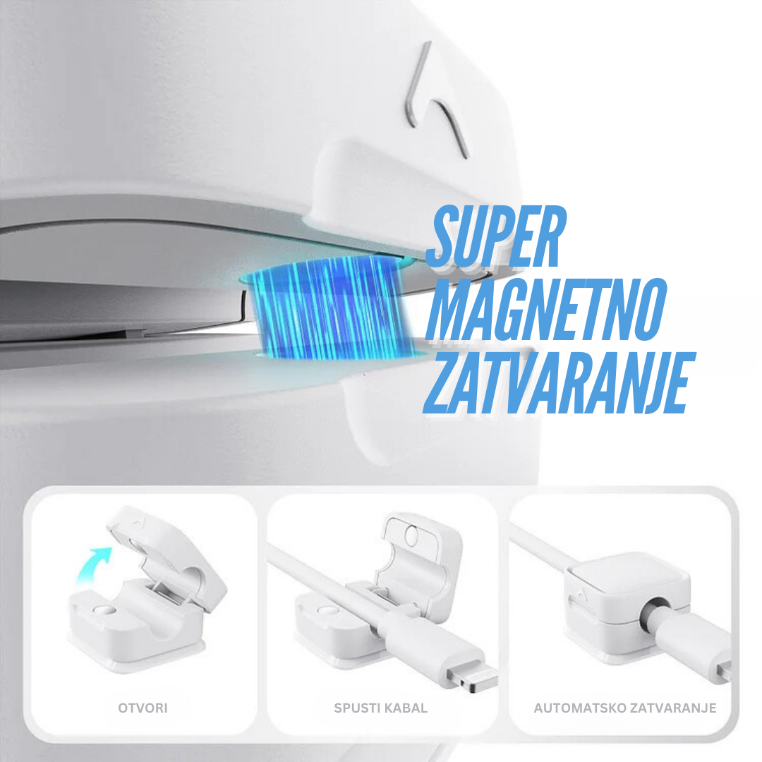 Magnetni Organizator Kablova (3 Komada)