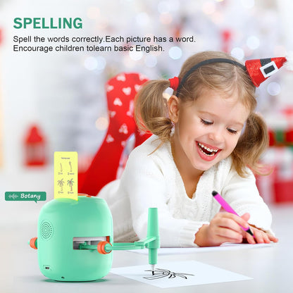 Pametni crtaći robot za djecu | Montessori edukativna igračka (5+) – glasovna interakcija, 16 flomastera, 150 kartica