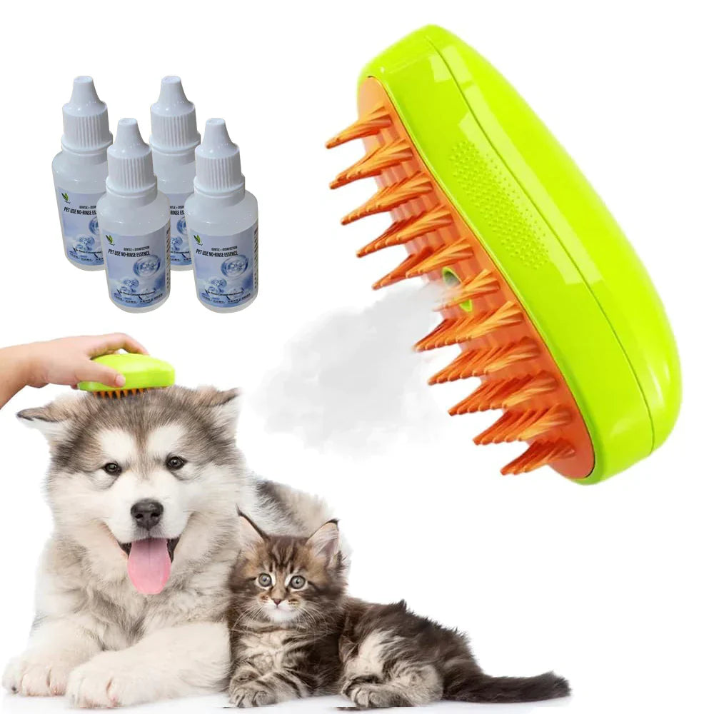 Četka za Kućne Ljubimce na Paru + Gratis Šampon