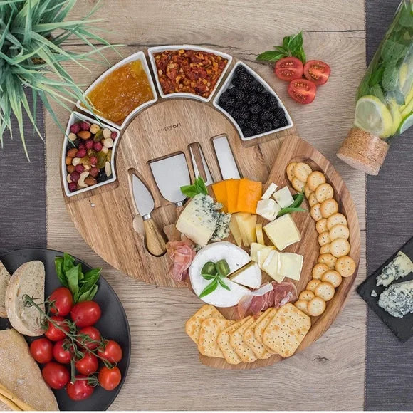 Daska za Delicije Drvo i Keramika